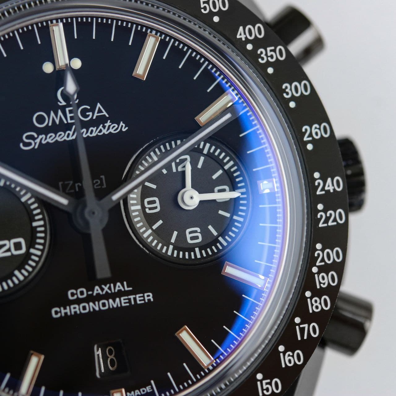 Omega Sp Black Leather Strapeedmaster