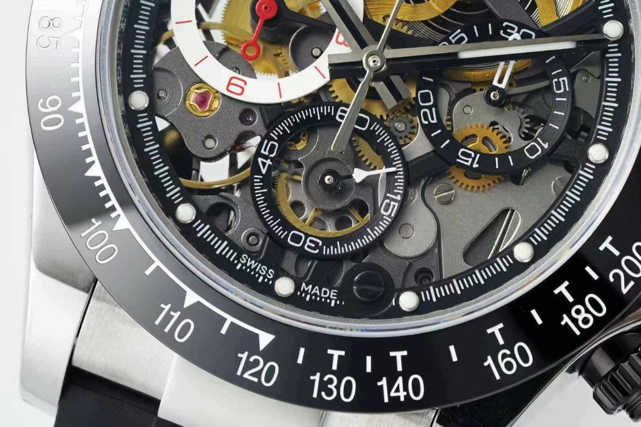 GET  introduces the latest affordable version of the Rolex Daytona Skeleton Watch