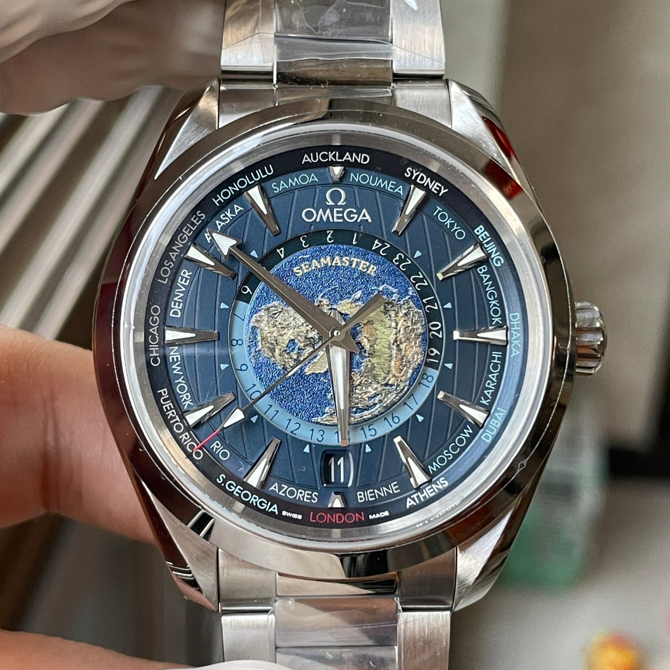 Omega Seamaster Aqua Terra GMT Worldtimer