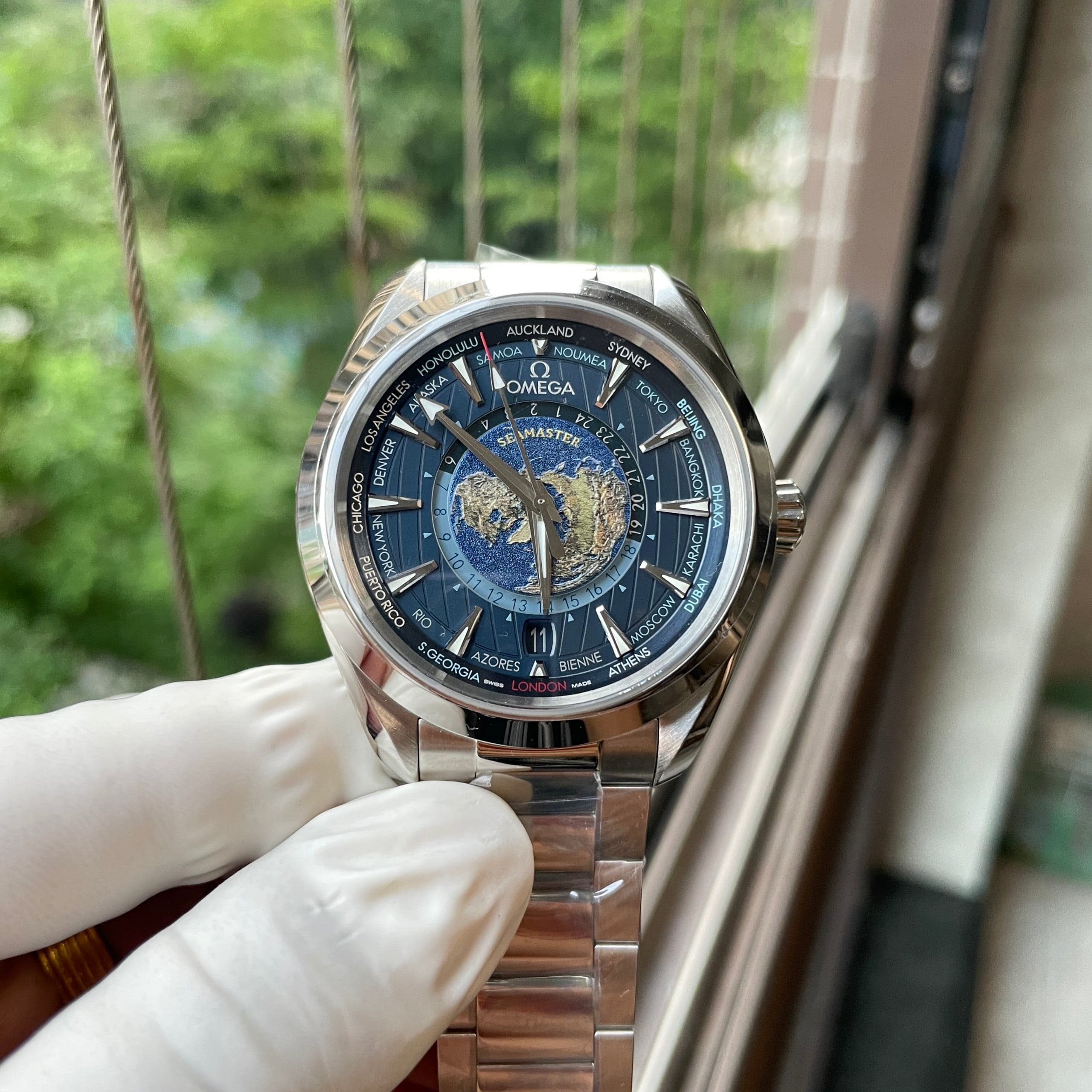 Omega Seamaster Aqua Terra GMT Worldtimer