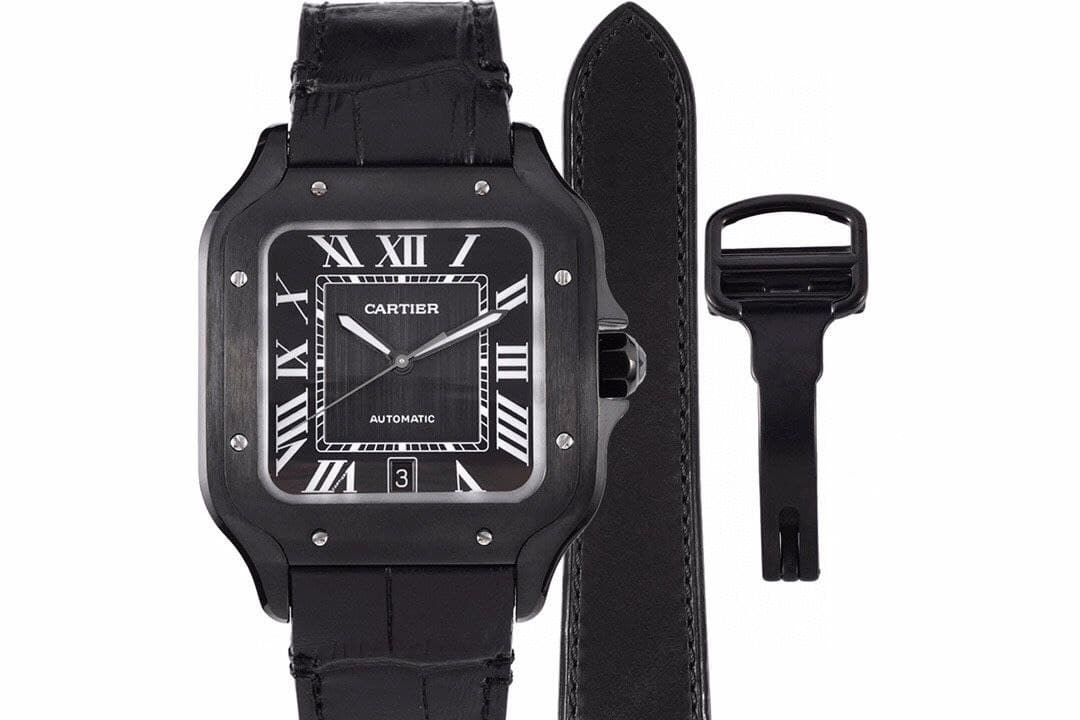 Santos De Cartier  BlaCK