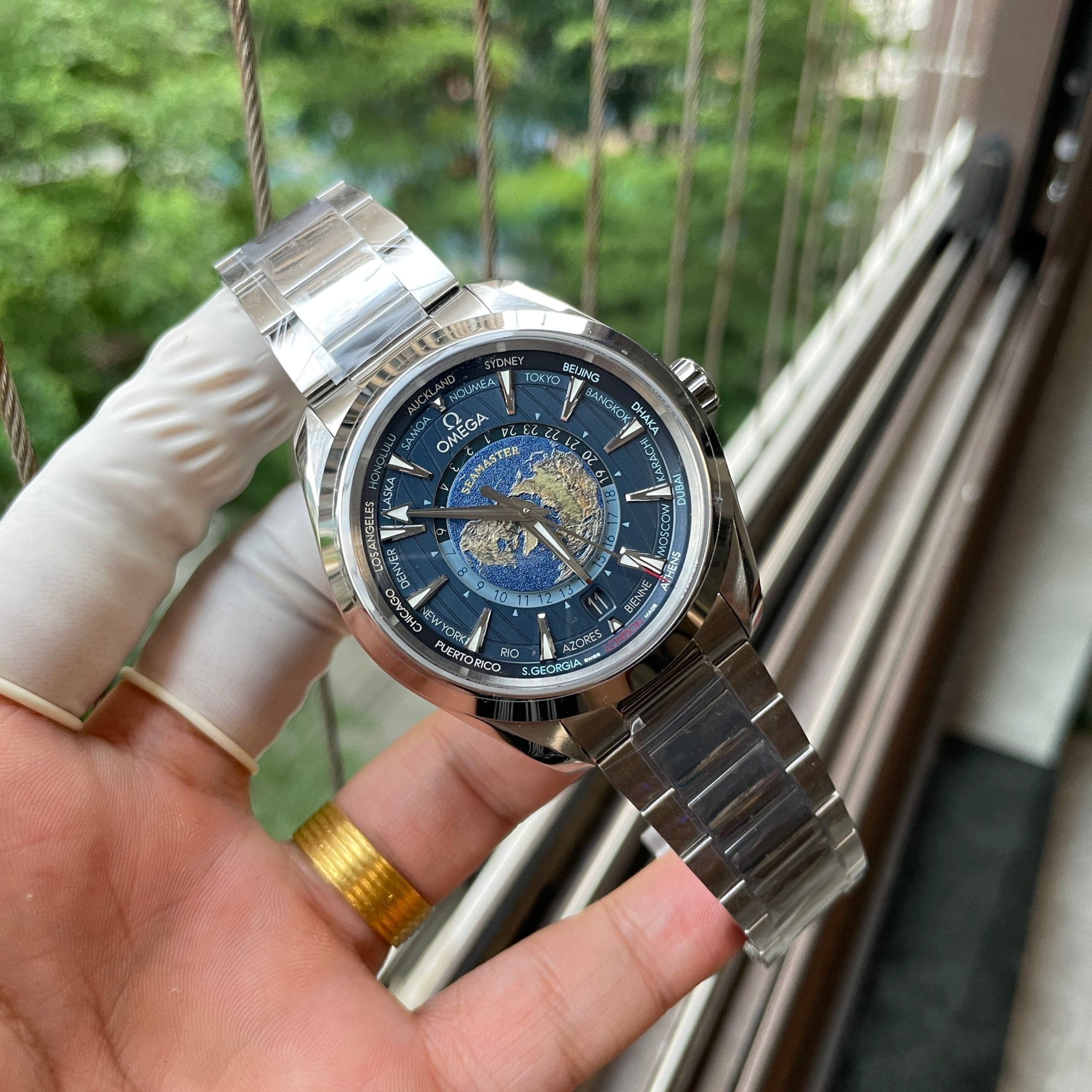 Omega Seamaster Aqua Terra GMT Worldtimer